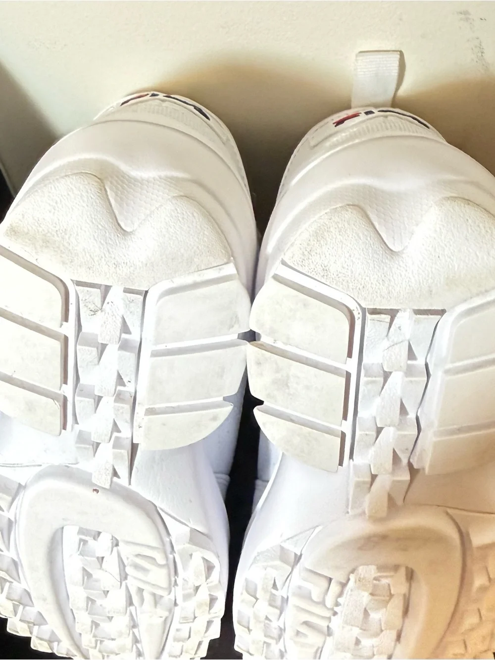 FILA White Platform Disruptor II Wedge Women’s Sneakers